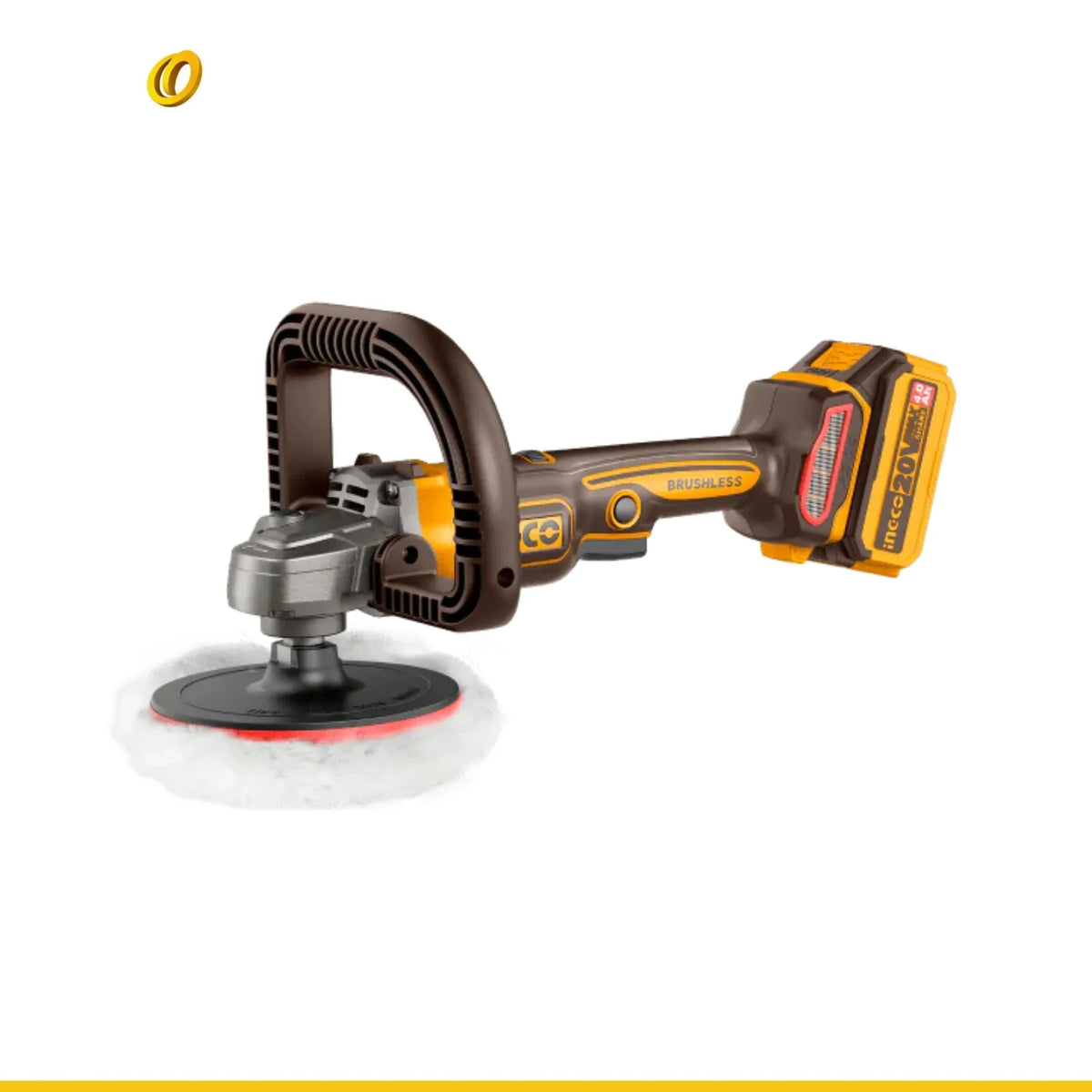 Polichadora Inalámbrica INGCO 20V 180mm 400-2500RPM - APLI2018