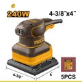 Lijadora De Palma 110/120V 60Hz 240W 14000Rpm Con 5 Pliegos De Lija INGCO UPS2416