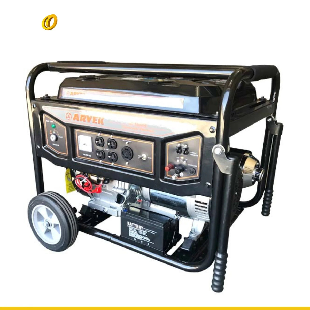 Generador Portátil a Gasolina ARVEK GE5500GE de 5,500W